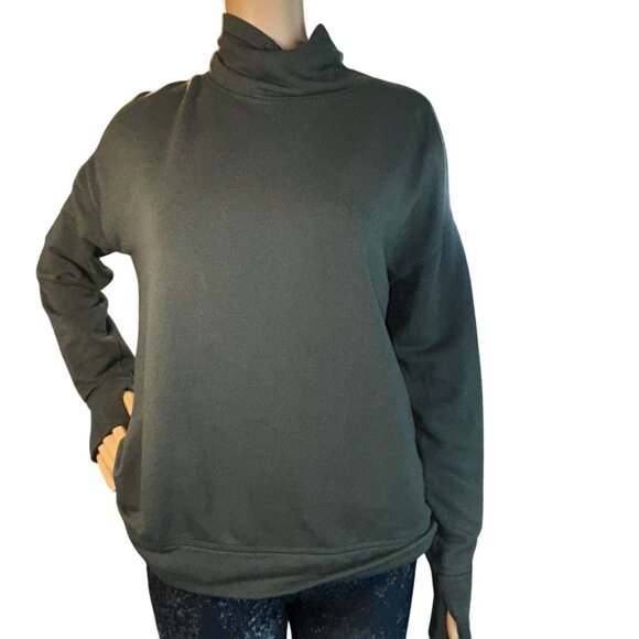 Aerie Womens Mockneck Sweatshirt Size XS Athleisure Minimalist - Picture 1 of 7